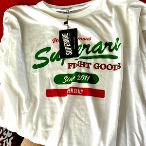 Mens Superare “Fight Goods” XL Tee Shirt NEW